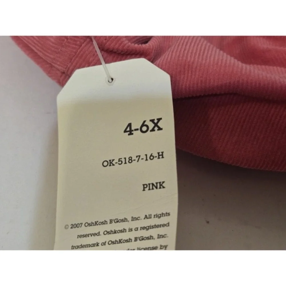 Oshkosh Baby‎ Kids Hat Sz 4-6x NWT NEW Pink Bow 2007